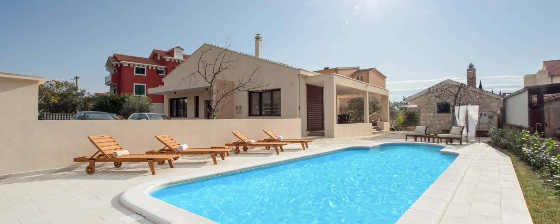 Luxury house with the private pool in Kastela